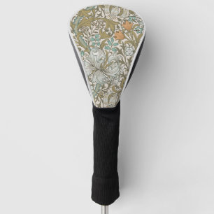 William Morris Golden Lily Blue Gold Classic Golf Head Cover