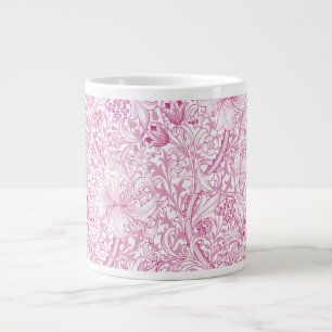 William Morris Golden Lily Floral Pattern Large Coffee Mug