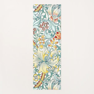 William Morris Golden Lily Floral Pattern Yoga Mat
