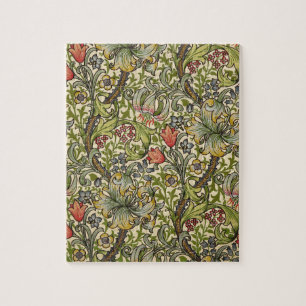 William Morris Golden Lily Jigsaw Puzzle