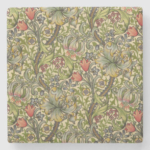 William Morris Golden Lily Stone Coaster