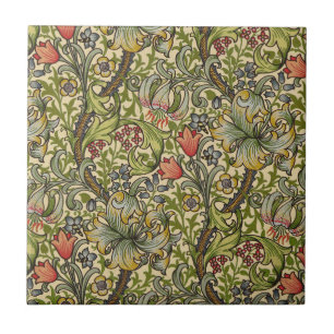 William Morris Golden Lily Tile