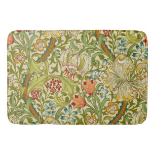 William Morris Golden Lily Vintage Pre-Raphaelite Bath Mat
