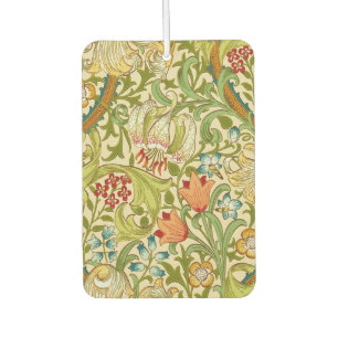 William Morris Golden Lily Vintage Pre-Raphaelite Car Air Freshener