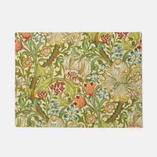 William Morris Golden Lily Vintage Pre-Raphaelite Doormat