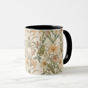 William Morris Golden Lily Vintage Pre-Raphaelite Mug