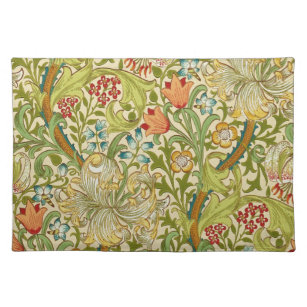 William Morris Golden Lily Vintage Pre-Raphaelite Placemat