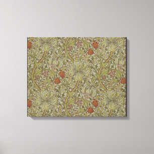 William Morris Golden Lily Willow Bough Pattern Canvas Print