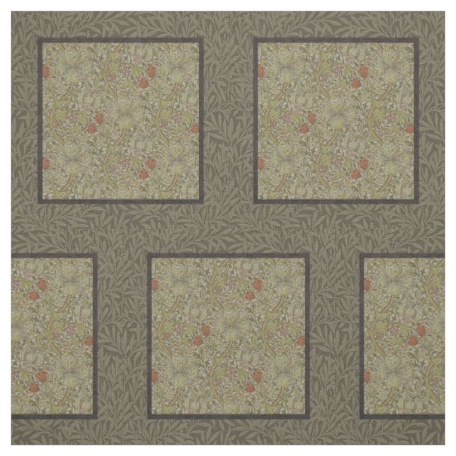 William Morris Golden Lily Willow Bough Pattern Fabric (Swatch)