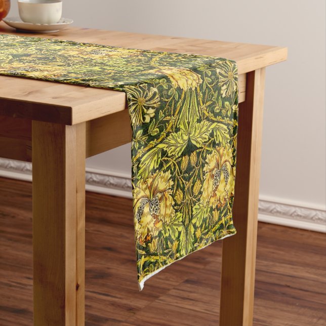 William Morris Golden the honeysuckle Long Table Runner (In Situ)