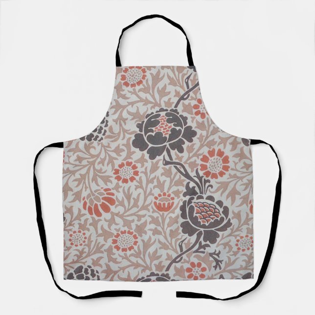William Morris Grafton Botanic Art Design Apron (Front)