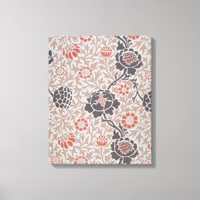 William Morris Grafton Botanic Art Design Canvas Print (Front)