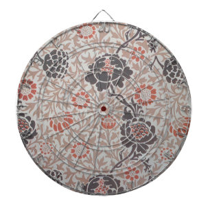 William Morris Grafton Botanic Art Design Dartboard