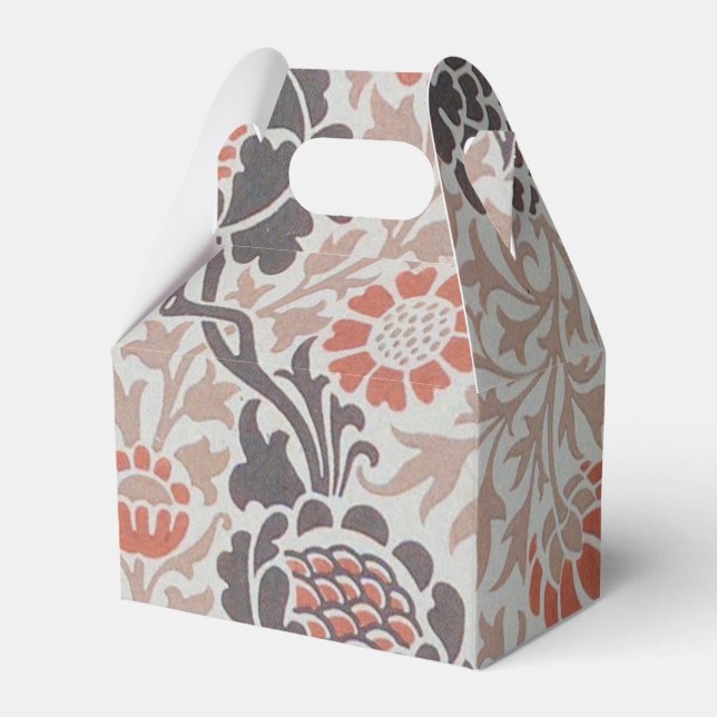 William Morris Grafton Botanic Art Design Favor Box (Front Side)