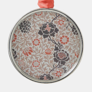 William Morris Grafton Botanic Art Design Metal Ornament