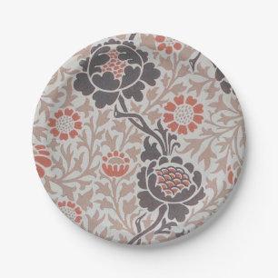 William Morris Grafton Botanic Art Design Paper Plate