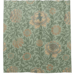 William Morris Grafton Floral Pattern Sage Green