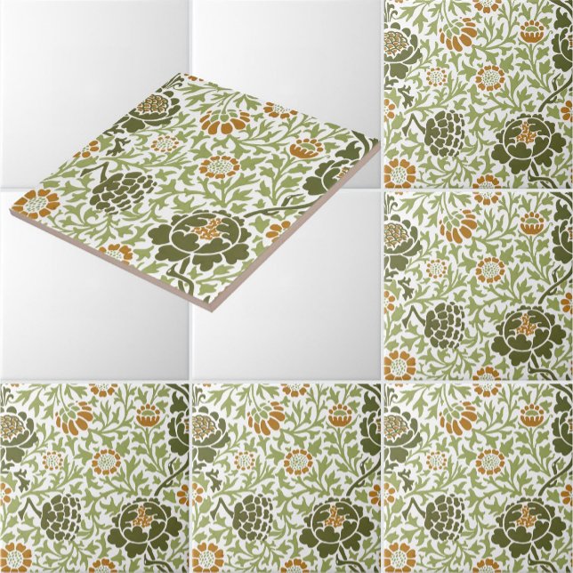 William Morris Grafton Floral Pattern Tile (Creator Uploaded)