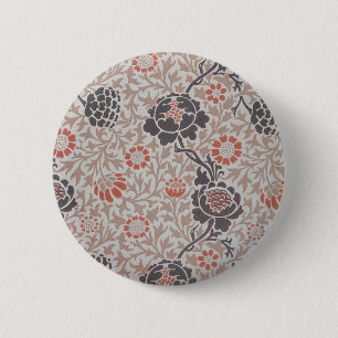 William Morris Grafton Wallpaper 2 Inch Round Button