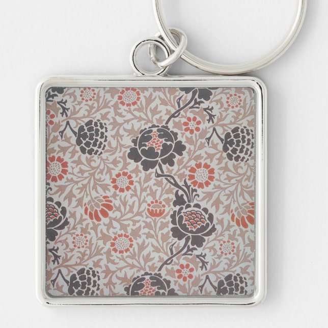 William Morris Grafton Wallpaper Keychain (Front)