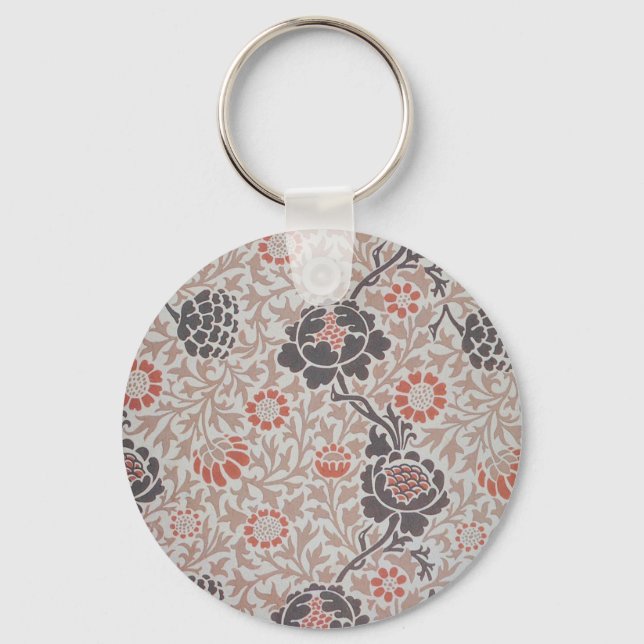William Morris Grafton Wallpaper Keychain (Front)