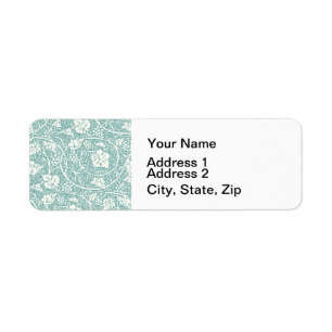 William Morris Grape Pattern Teal Turquoise