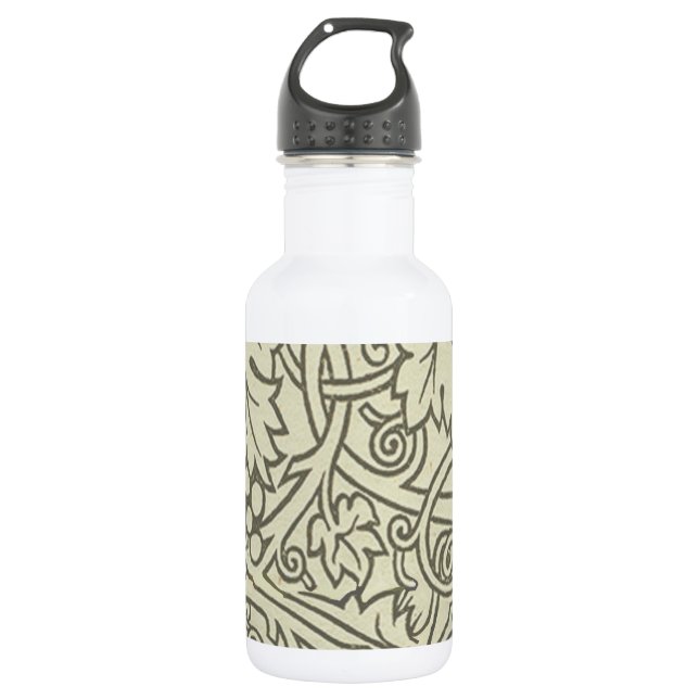William Morris Grapevine Sage Wallpaper 532 Ml Water Bottle (Front)