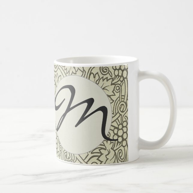 William Morris Grapevine Sage Wallpaper Coffee Mug (Right)