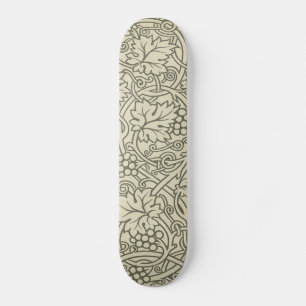 William Morris Grapevine Sage Wallpaper Skateboard