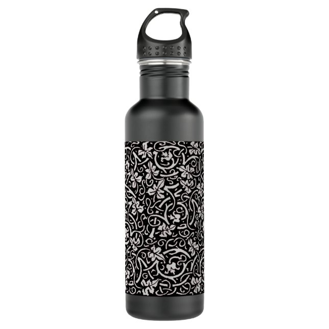 William Morris Grapevine Vine Leaf Pattern 710 Ml Water Bottle (Front)