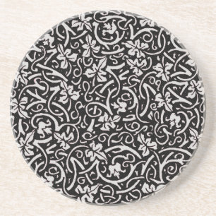 William Morris Grapevine Vine Leaf Pattern Coaster
