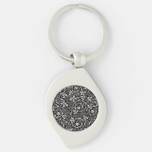 William Morris Grapevine Vine Leaf Pattern Keychain