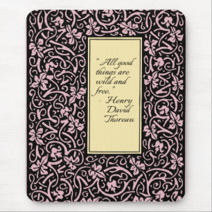 William Morris Grapevine Vine Leaf Pattern Mouse Pad