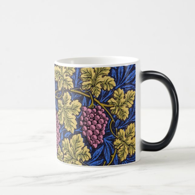 William Morris Grapevine (Wine Vines) Pattern Magic Mug (Right)