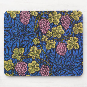 William Morris Grapevine (Wine Vines) Pattern Mouse Pad