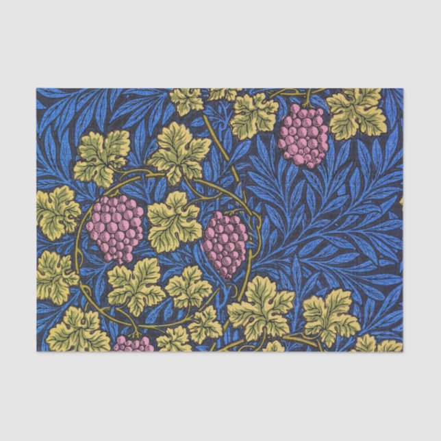 William Morris Grapevine (Wine Vines) Pattern Tissue Paper (Front)
