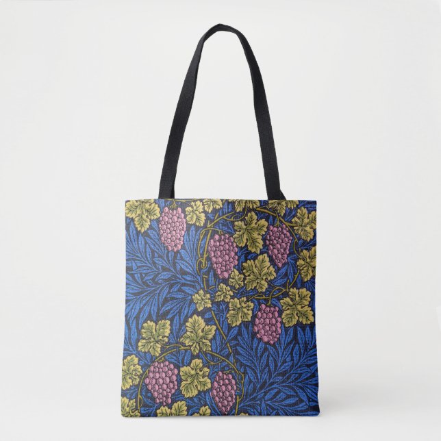 William Morris Grapevine (Wine Vines) Pattern Tote Bag (Front)