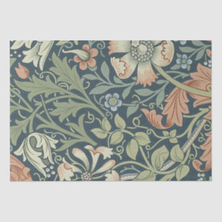 William Morris Green Leicester Vintage Art Nouveau Tissue Paper