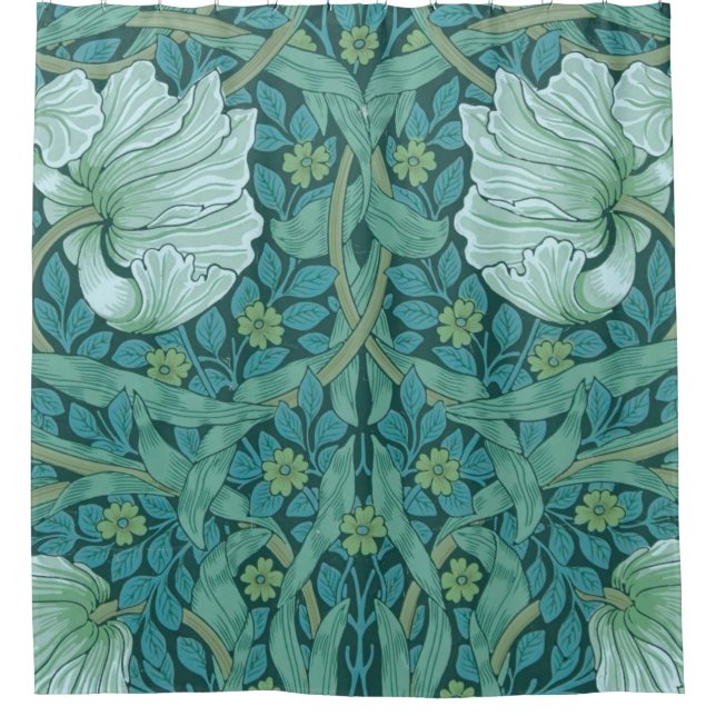 William Morris - Green Pimpernel Pattern (Front)