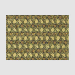 William Morris Green Tulip Lily Wallpaper Tissue Paper