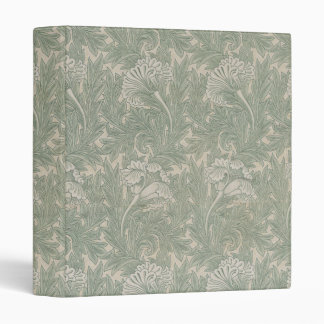 William Morris Green Tulip Textile Print Binder