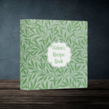 William Morris green Willow 3 anneau classeur