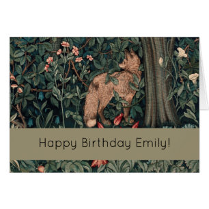 William Morris Greenery Fox Wildlife 