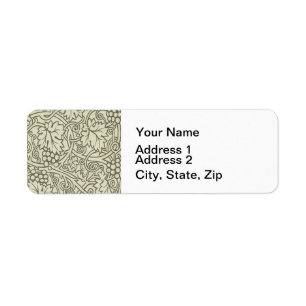 William Morris grey green Grape Vine Pattern