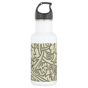William Morris grey green Grape Vine Pattern 532 Ml Water Bottle