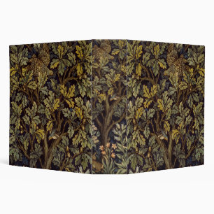 William Morris Hen Pheasant Bird Tree Botanical Binder