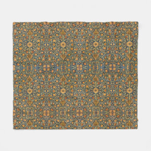William Morris Holland Park Vintage Carpet Rug Fleece Blanket