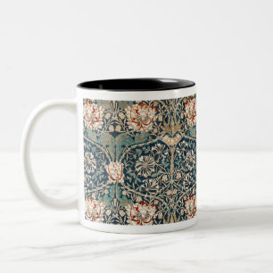 William Morris Honeysuckle 1876 Two-Tone Coffee Mug