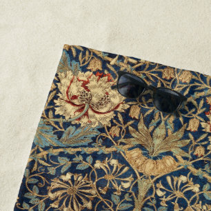 William Morris Honeysuckle Beach Towel