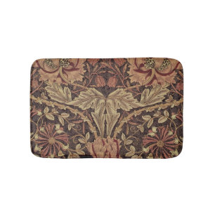 William Morris Honeysuckle Classic English Art Bath Mat